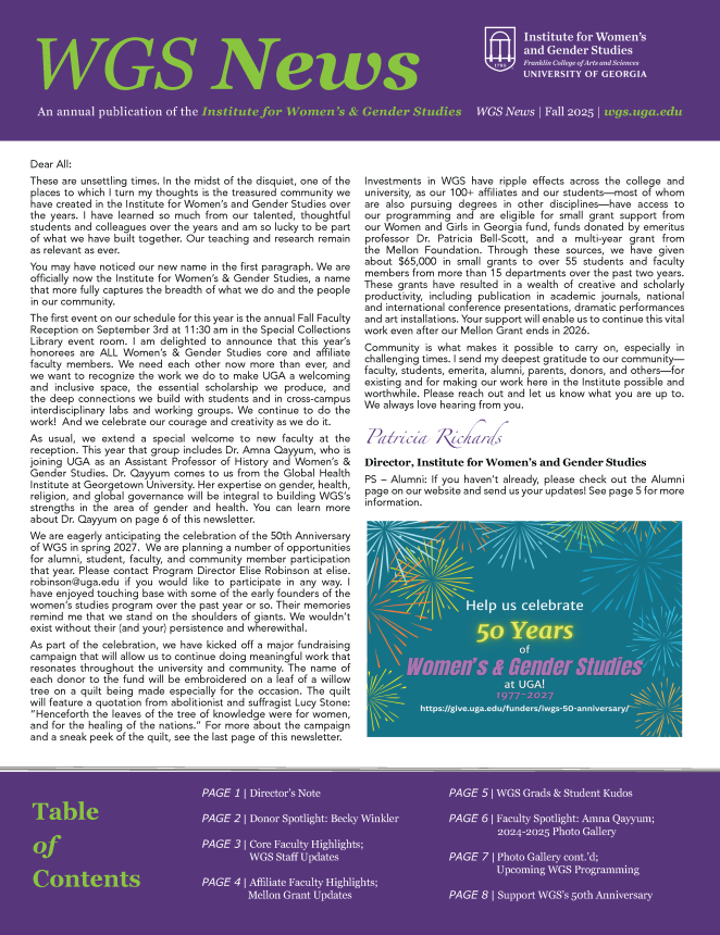 newsletter page 1