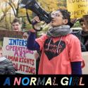 a normal girl poster